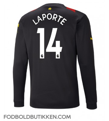 Manchester City Aymeric Laporte #14 Udebanetrøje 2022-23 Langærmet